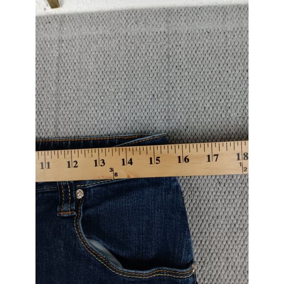 Coogi Denim Jeans Womens 11/12 31X31 Blue Embroidered Spellout Regular Straight - Picture 10 of 14